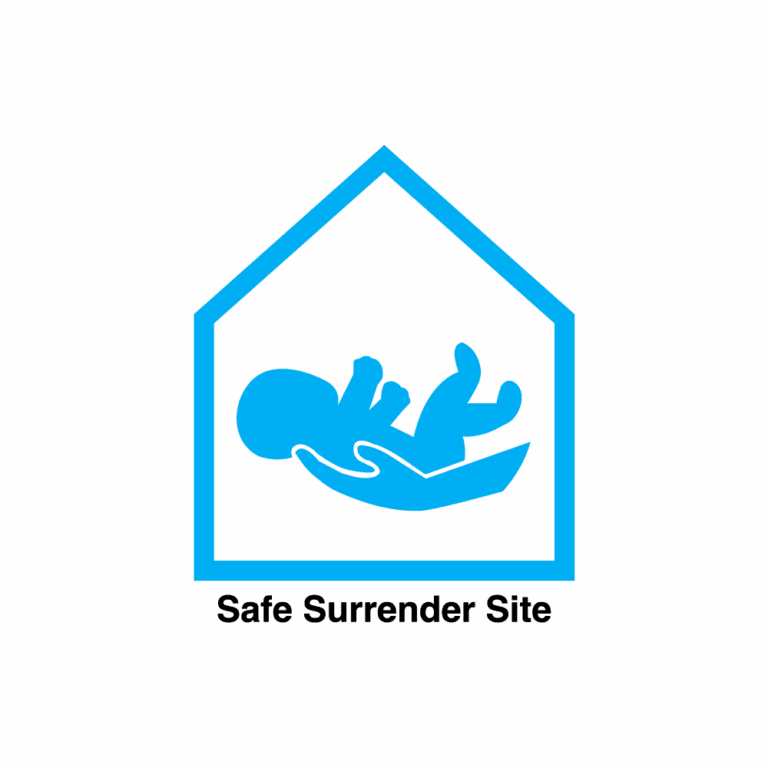 Safely Surrendered Baby Metal Sign - 9 x 9