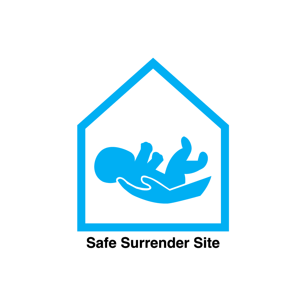 Safely Surrendered Baby Metal Sign - 9 x 9