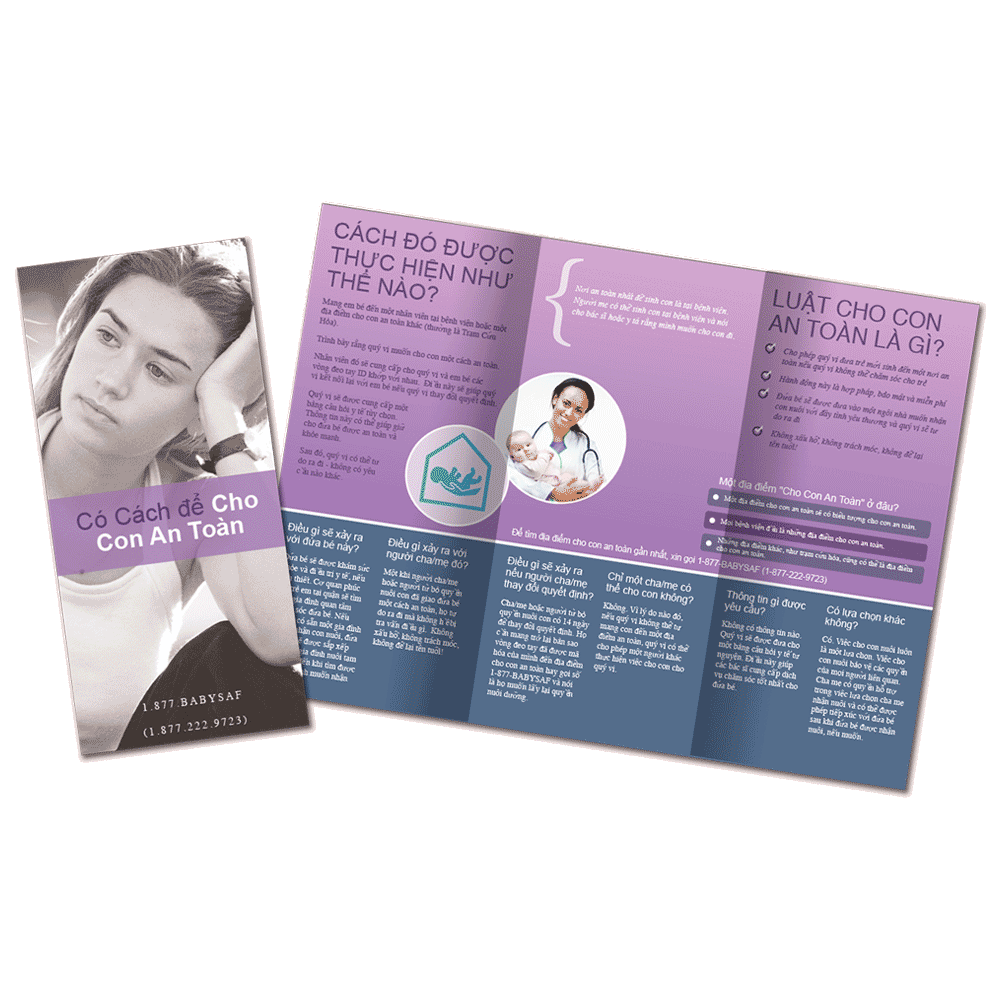 Safely Surrendered Baby Brochure - Vietnamese